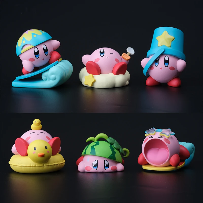 

Beach Star Kirby Hand Game Same Creative Car Decoration Cartoon Toys Hobbies Action Figures Holiday Gifts for Children