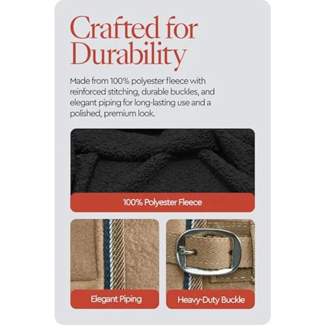 Kiel Fleece Horse Cooler Blanket Quick-Dry Fleece Horse Cooler Sheet with X-Surcgles and Tail Cord