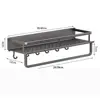 Bathroom Shelves Corner Shower Shelf Aluminum Wall Mount Shampoo Storage Rack Holders No Drill Kitchen Bathroom Accessories 6