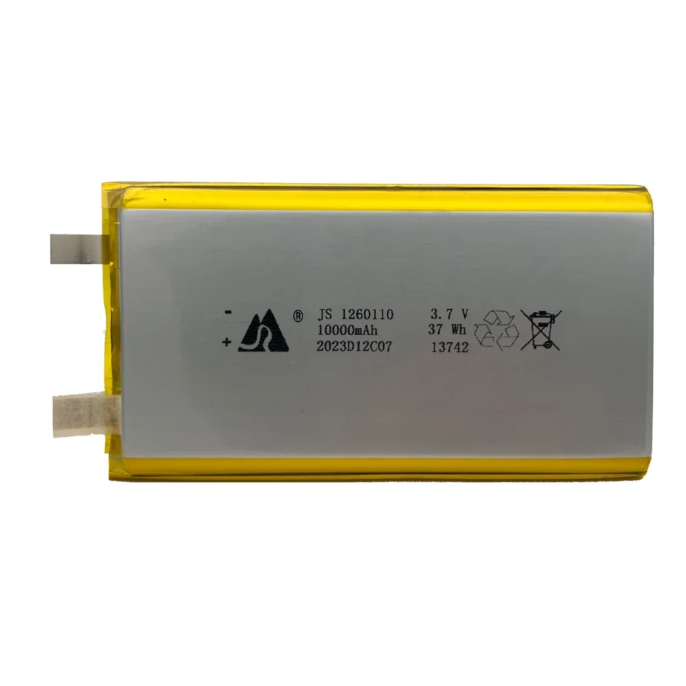 3.7V 10000mAh 1260110 Polymer Lithium Battery/lithium Ion Battery for Power Bank,GPS Real Capacity rechargeable battery