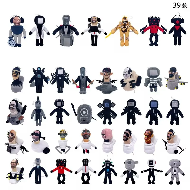 

Skibidi Toilet Plush Cameraman Plush Soft Stuffed Toy funny Gift for Girls Boys