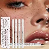 4PC Natural Freckle Pencil Dot Spot Pen Create Effortless Sunkissed Makeup Long Lasting Waterproof Soft Brown Freckle Makeup Pen 2