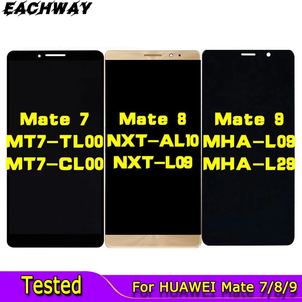 

5.9'' 1920x1080 Display For HUAWEI Mate 7 8 9 LCD Touch Screen Digitizer LCD for HUAWEI Mate7 Mate8 Mate9 Replacement Parts