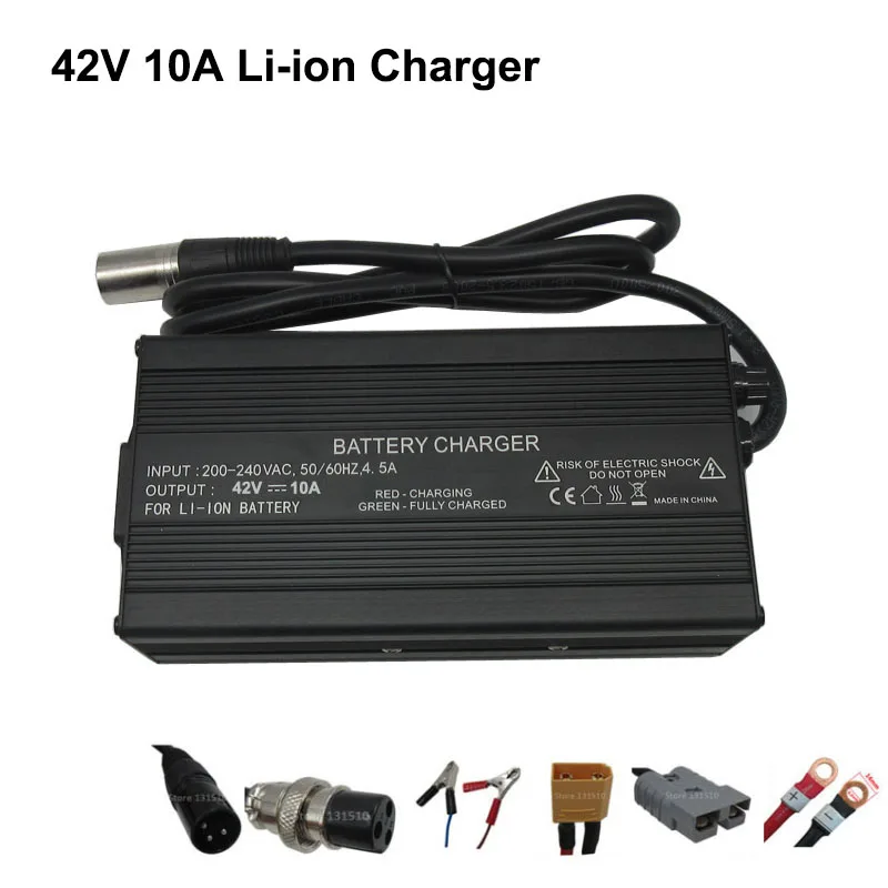 Chargeur Rapide 43.8V 5A pour Batteries au Lithium-ion 36V