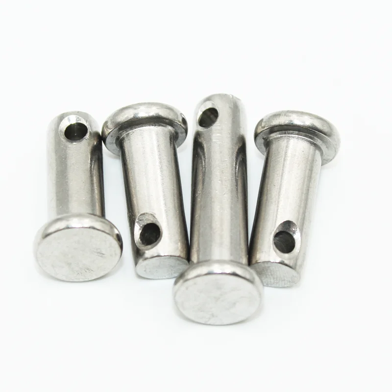 Perni Cilindrici In Acciaio Inox 304 - Testa Piatta Con Foro, Per M3 M4 M5 M6 M8 M10 M12 - Foto 3