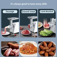 800 Вт электрическая мясорубка сверхмощная мясорубка кухонная электрическая мясорубка начинка кухонный комбайн электрическая мясорубка — изображение 3