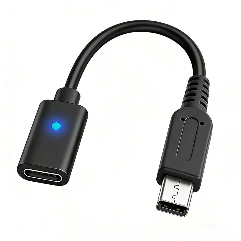 Cavo di alimentazione di tipo C per console 3DS 3DSLL 3DSXL Cavo affidabile per ricarica rapida per controller di gioco USB C - immagine 2