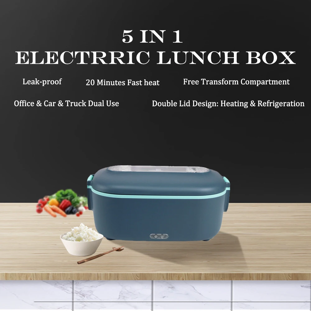 Buy Wholesale China School Lunch Box 1.5l Box Warmer Electric Heating New  Design Electric Lunch Box Mini Rice Cooker & Electric Lunch Boxes at USD 22