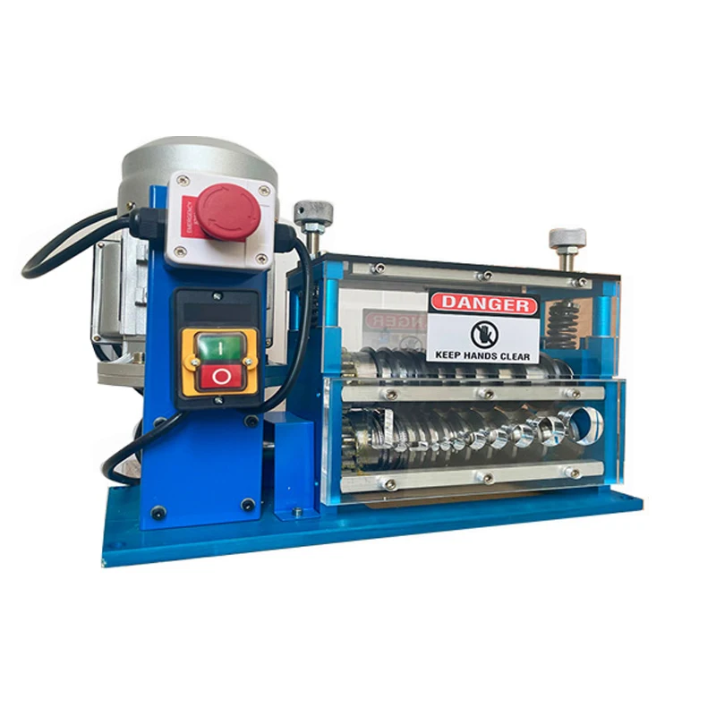 

Automatic Electric Wire Stripping Machine Wire Stripper Peeler Cable Peeling Machine Scrap Copper Recycle Tool 370W 220V