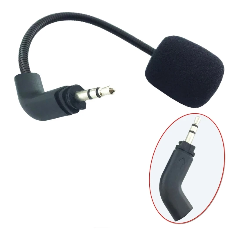 Game Mic Replacement for RECON Gamings Headsets, 3.5mm Microphones Boom with Cover