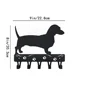 1pc wall Iron Crafts Key Rack Dog Leash Hanger - 9 inch Wide/6x5 inch Metal Wall Art Hook for Wall hanging Key holder 3