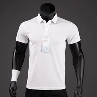 Polo à manches réfléchissantes pour hommes, décontracté, résistant et respirant, vêtements de sport d'été à séchage rapide 5