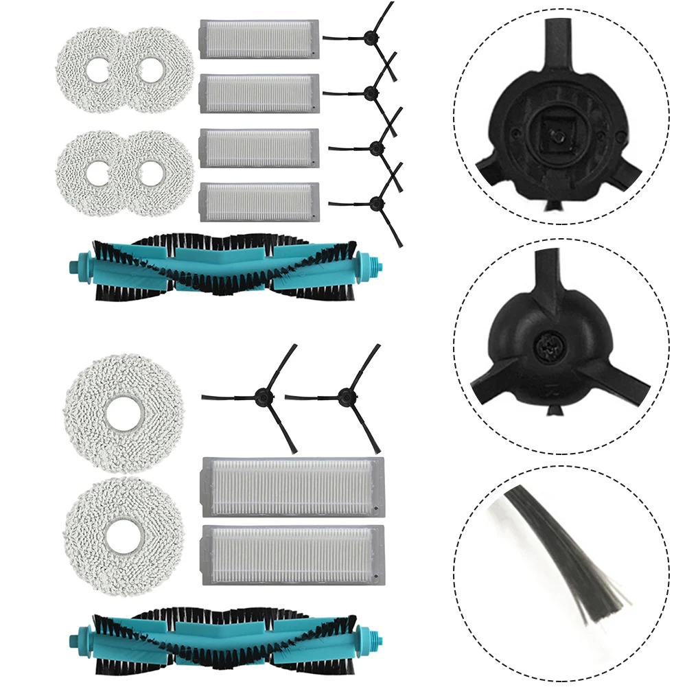 

For Cecotec For Conga 11090 Spin Spare Parts Main SIde Brush Filter Mop Cloth Household Supplies Cleaning Vacuum Parts