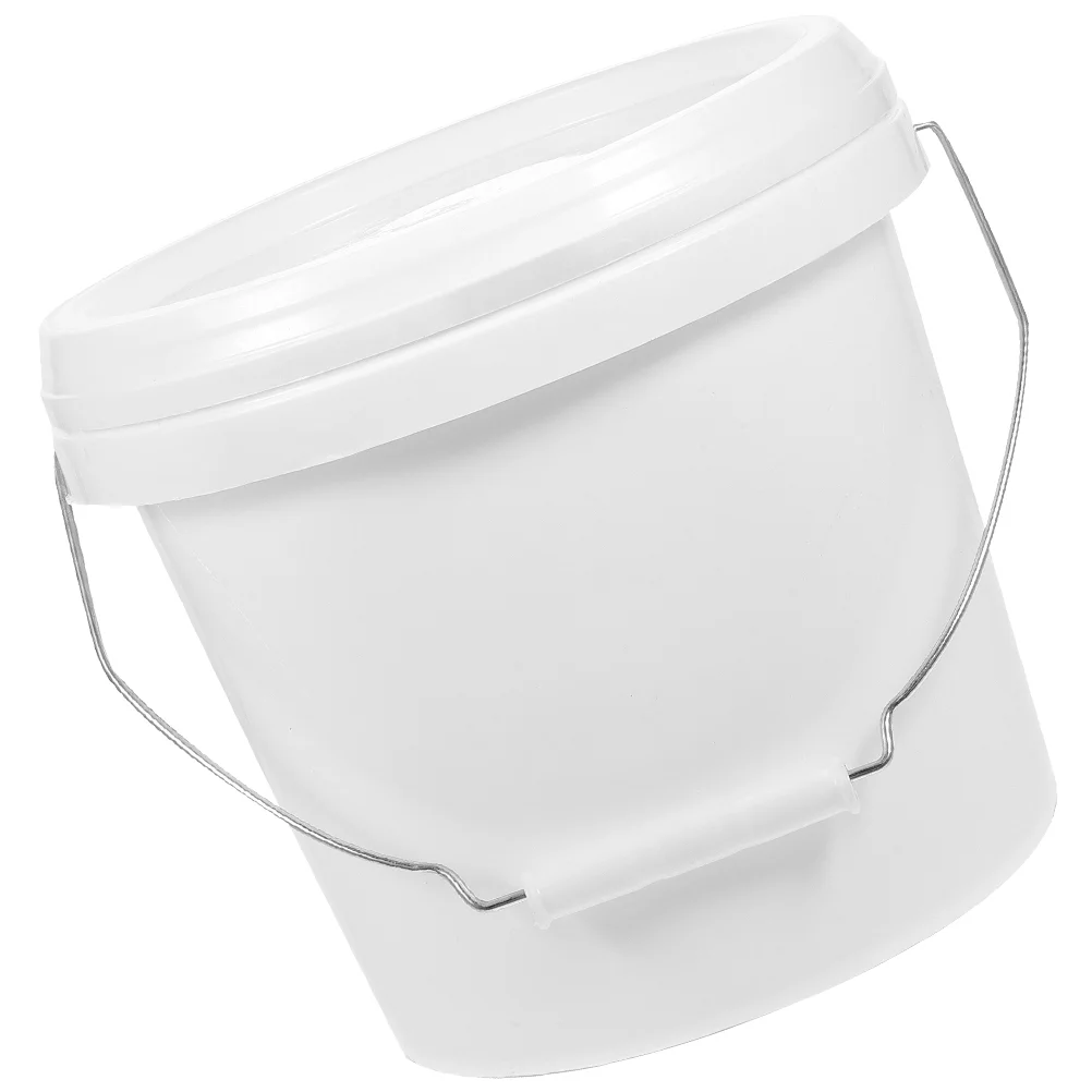 

Paint 5l Bucket with Lid Storage Container Practical Buckets for Painting Plastic Barrel 1 Gallon Color Mixing Pigment