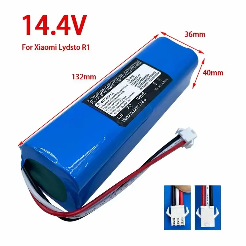 Rechargeable Battery Battery Replacement For XiaoMl Roidmi Eve Plus Original Accessories Lithium Battery Rechargeable Battery Pack Is Suitable for Repair and Replacement