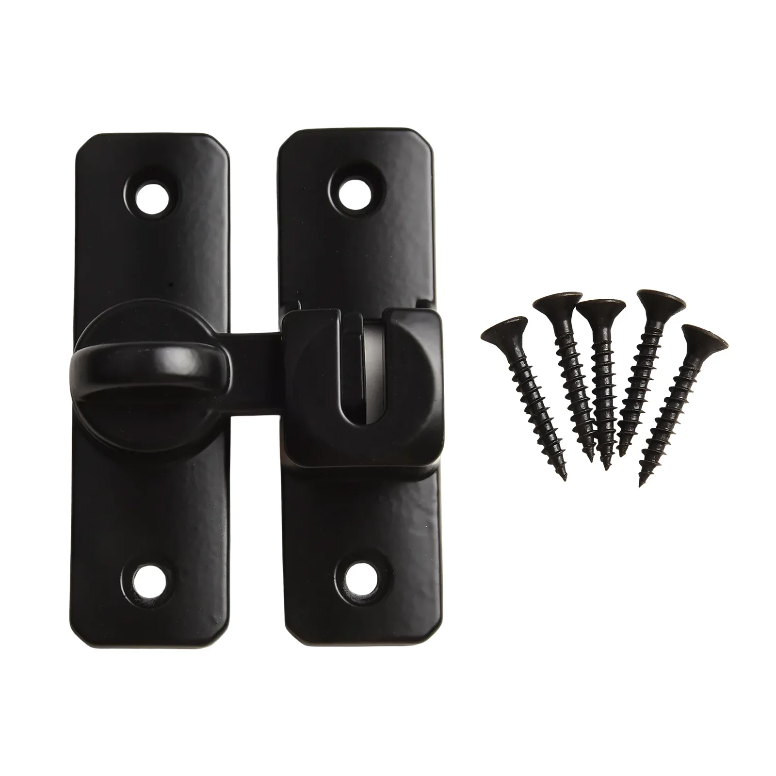 1pc Door Lock Latch 90 180 Degree Zinc Alloy Sliding Barn Door Lock Wine Cabinet Closet with Screws Home Hardware Parts door latch