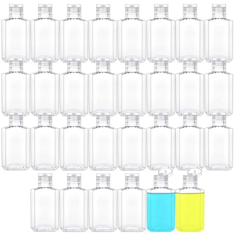 40-Pack Refillable Travel-Size Bottle Set for Toiletries and Sanitizers