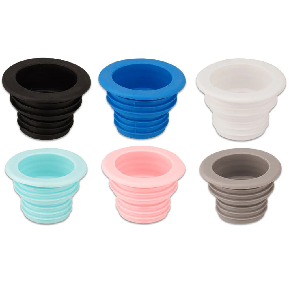 Bottom Outer Diameter 3.3cm 1.3inch Washing Machine Drain Holder Long-Lasting Prevents Backflow Strong Sealing