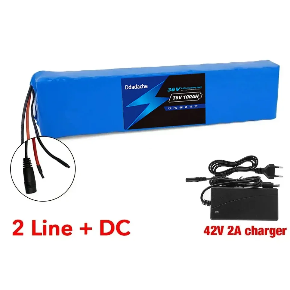 10S3P 36 V 100 Ah 18650 wiederaufladbarer Lithium-Akku, 1000 W Leistung, modifiziertes Fahrrad, Elektroroller, Fahrzeug, BMS + 54,6 V Ladegerät – Detail 12