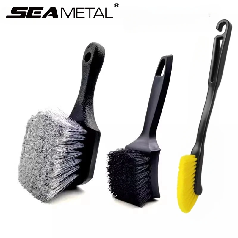 Car Wheel Tire Cleaning Brush Detailing Brushes Wash Tool Universal Wheel Tire Cleaning Accessories