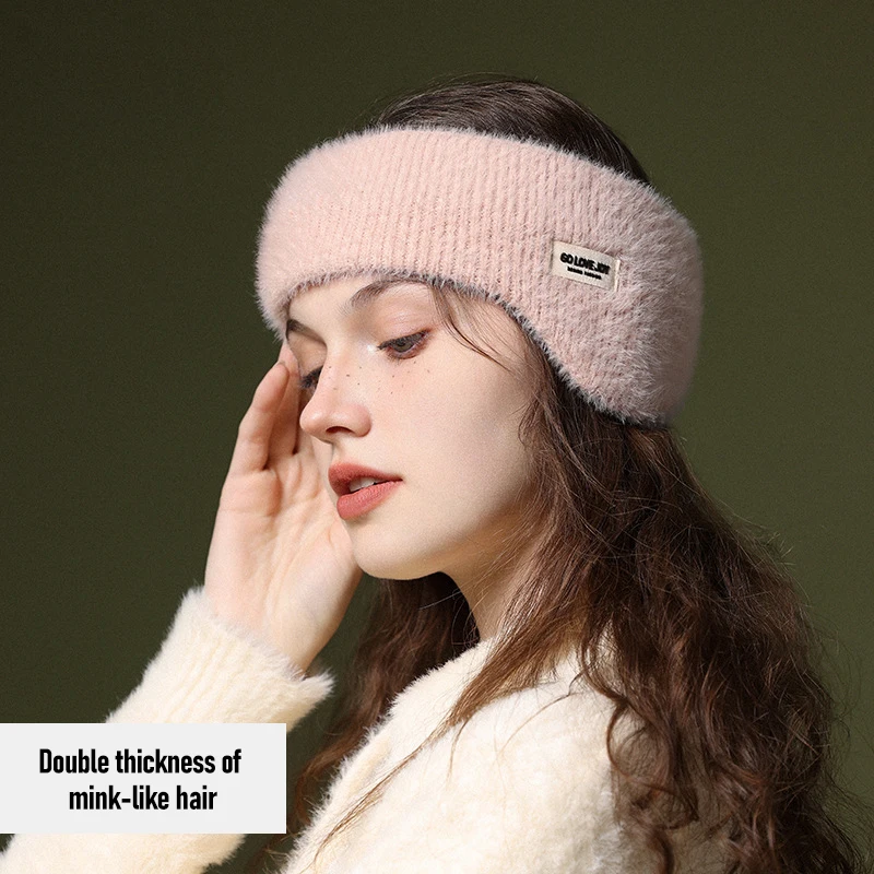 

Winter Ear Warmer Earmuffs Headband Cute Hair Bands Outdoor Skiing Sport Thick Hairband For Women Men Headscarf Hair Accessories