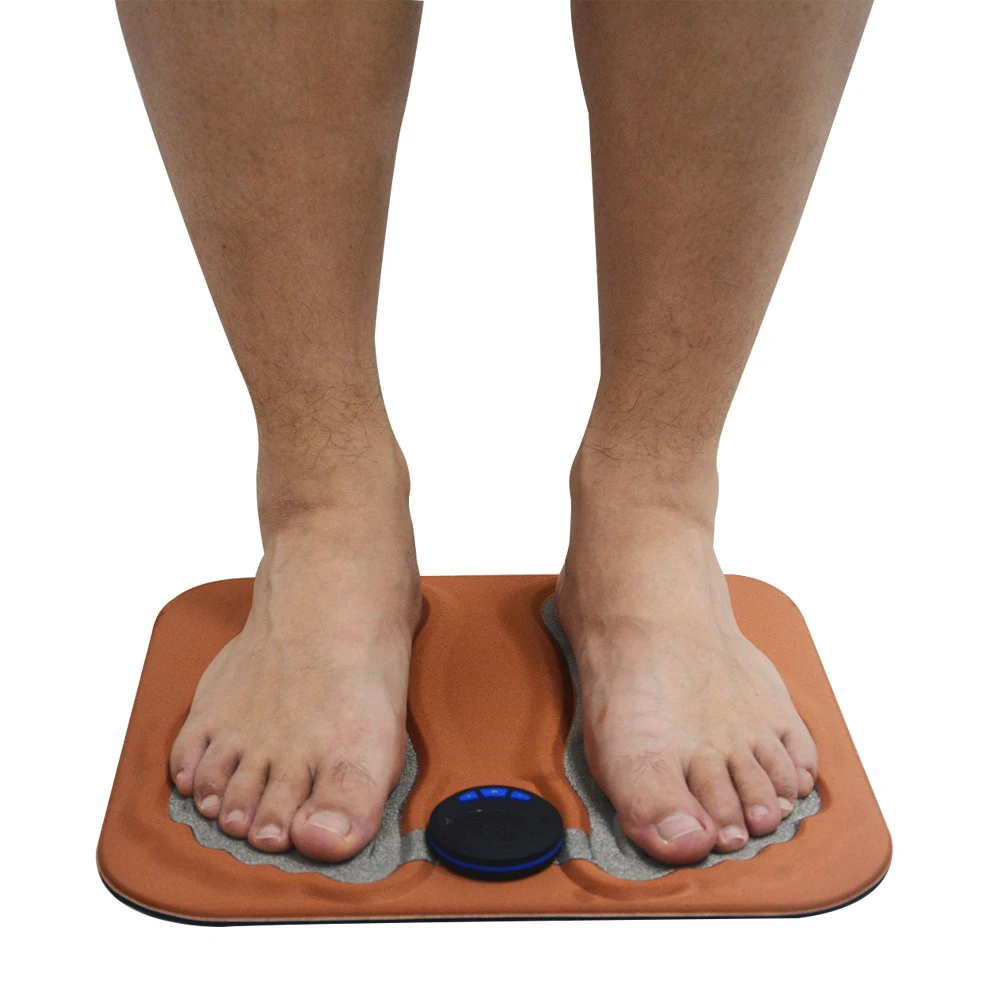 EMS Electric Foot Stimulator Massager, Folding Portable Electric Massage Mat, Full Automatic Circulation Massager Body Machine