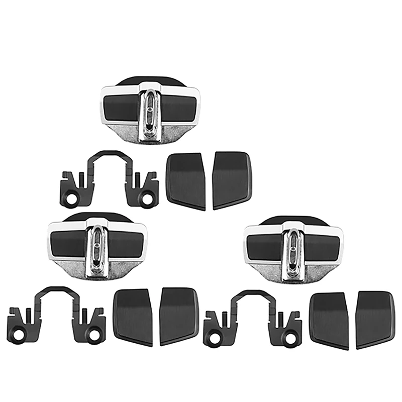 

3 Sets TRD Door Stabilizer Door Lock Protector Latches Stopper Covers for Toyota Land Cruiser Alphard Vellfire