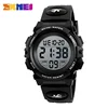 SKMEI 1266 LED light Display Digital Children's Watches For Boys Girls Watch Alarm Clock 5Bar Waterproof Kids Wristwatches 1