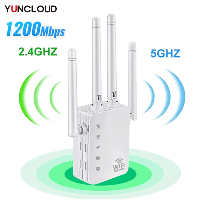 Ripetitore Wifi 5G Amplificatore Wifi Wireless Home Wi-Fi Signal Booster 2.4G Router Wi Fi Estensore A Lungo Raggio Amplificatore Internet
