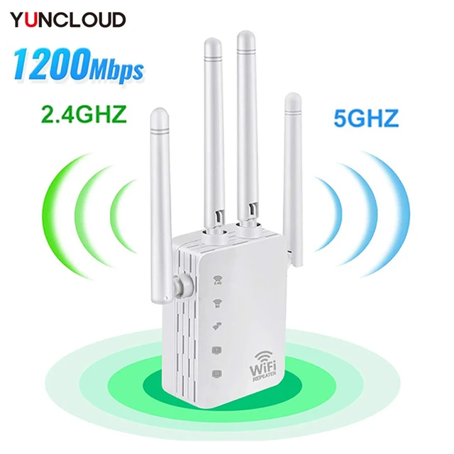 5Ghz Wireless WiFi Repeater 1200Mbps Router Wifi Booster 2.4G Wifi Long  Range Extender 5G Wi-Fi Signal Amplifier Repeater Wifi - AliExpress