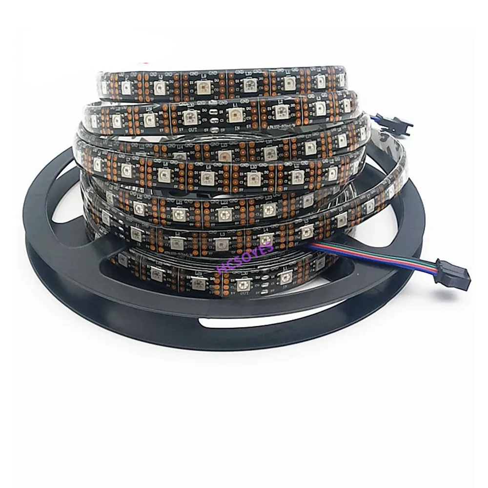 

DC5V APA102(SK9822) strip 1m/5m 30/60/144 leds/pixels/m APA102 Smart led pixel strip DATA and CLOCK seperately IP30/IP65/IP67