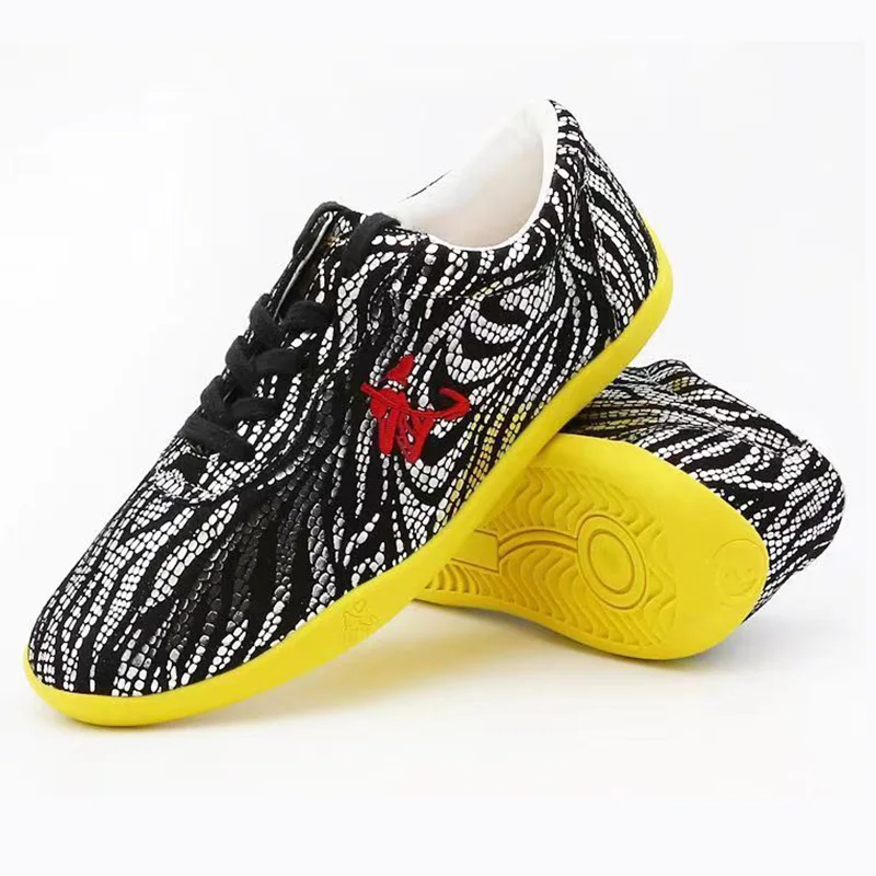Martial Arts Shoes Genuine Leather Chinese Wushu Shoes for Men Women Children