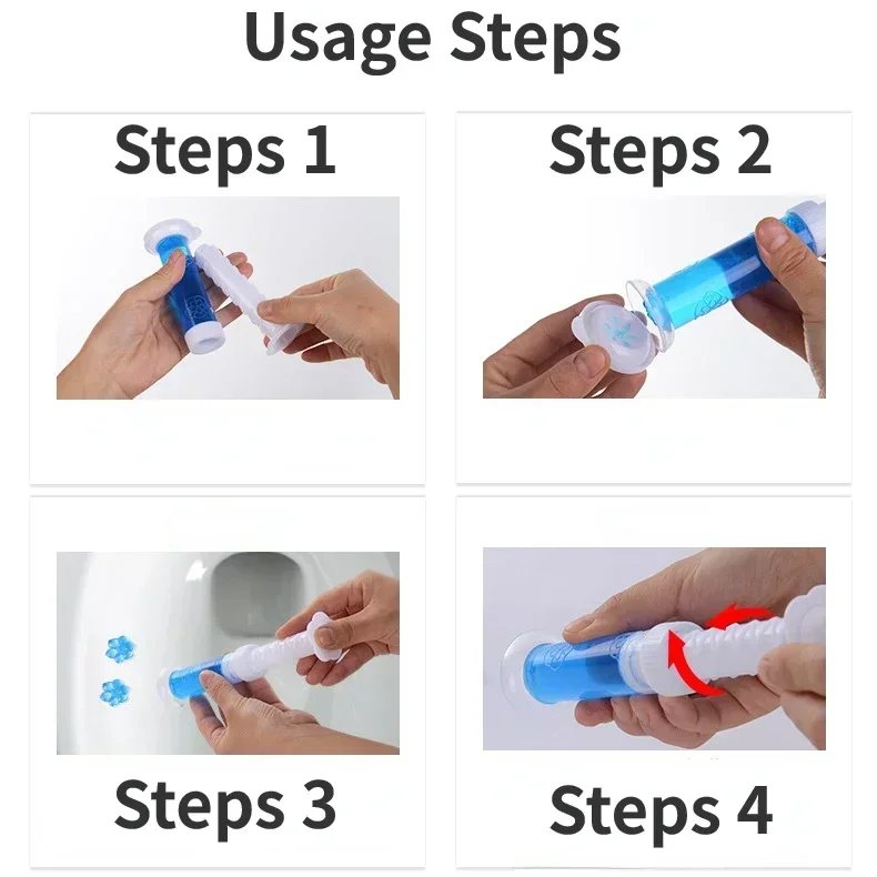 Toilet Cleaner Gel Deodorant Air Freshener Aromatic Flower Needle Detergent Small Flower Toilet Fragrance Deodorant 3pcs