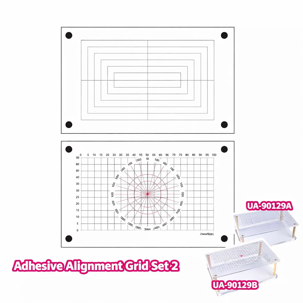 Ustar 스티커 로케이터 모델 데칼 포지셔닝 도구, 조립 모델 제작 도구, 취미 DIY, UA-90128/90129