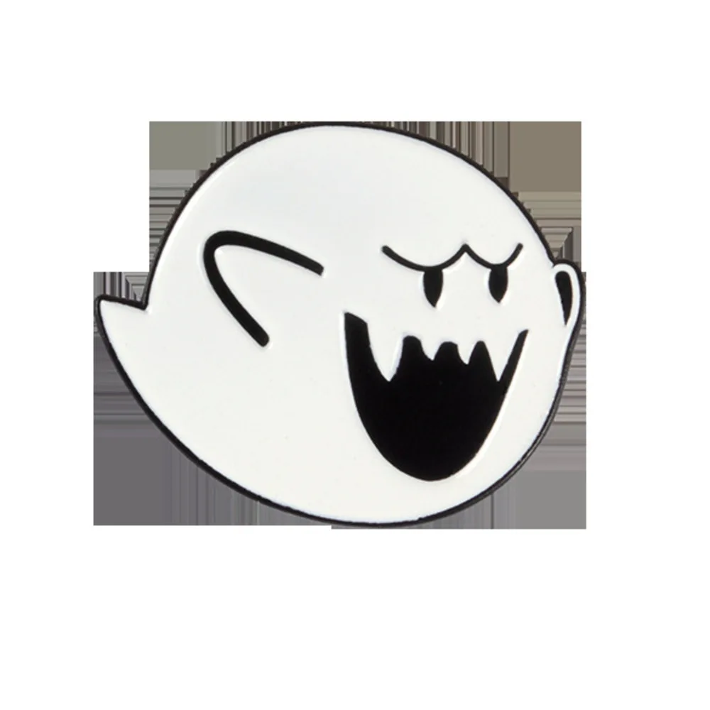 Cute Ghost Enamel Brooch Badge Metal Pins Set Personalized Badge