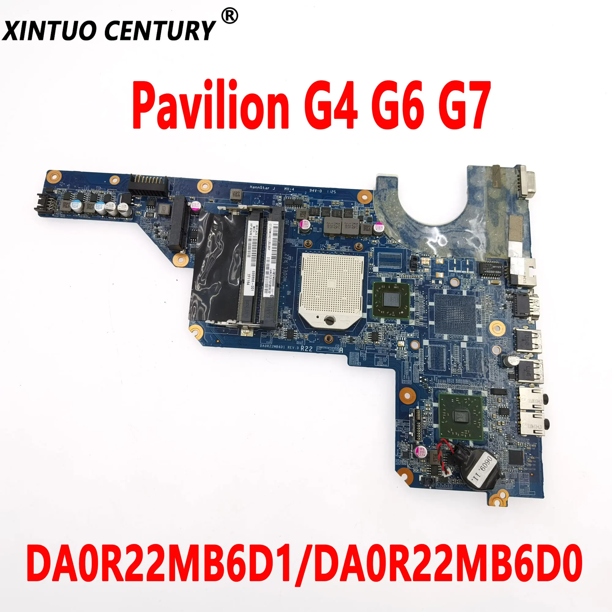 

638856-001 638856-501 638856-601 для ноутбука HP Pavilion G4 G6 G7, материнская плата DA0R22MB6D1 DA0R22MB6D0 DDR3 100%, тестовая работа
