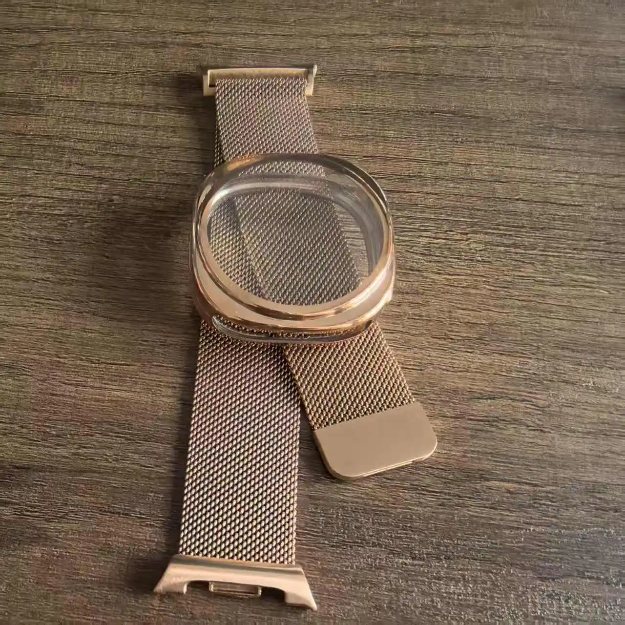 Stainless Steel Milanese Loop Watch Band with TPU Cover - 2 Pack