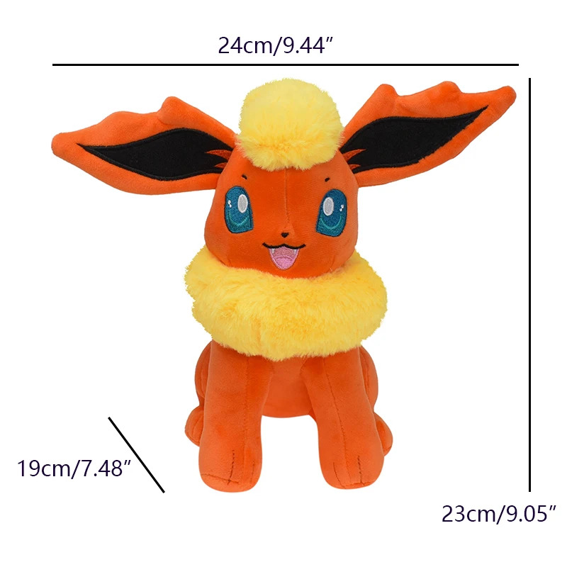 Pelúcia Turma Pokémon EEVEE JOLTEON (18 cm) - Importada