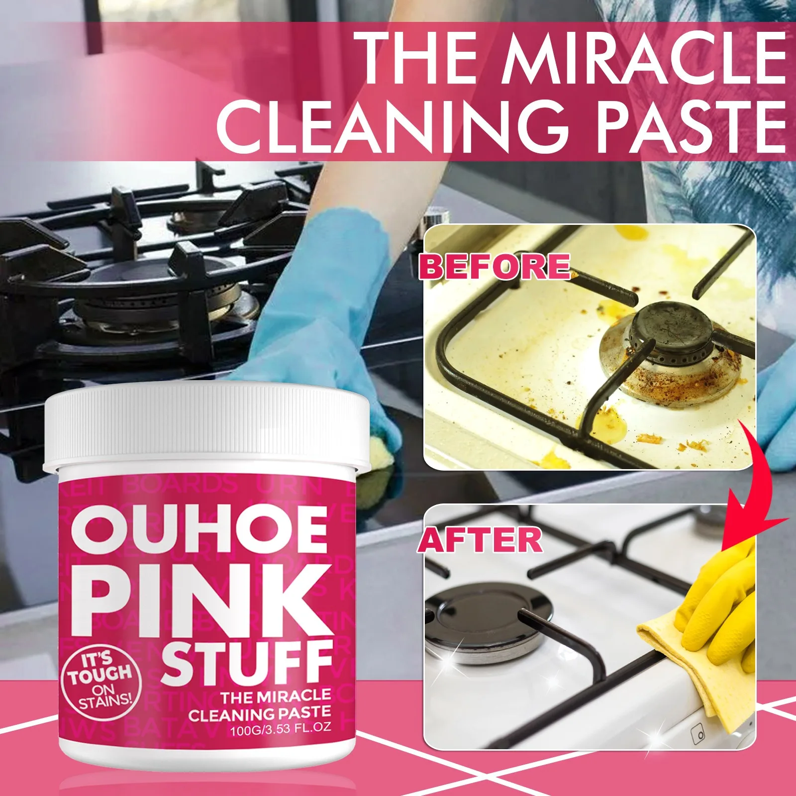 Cleaning Cream Mild Multifunctional For Home Kitchen