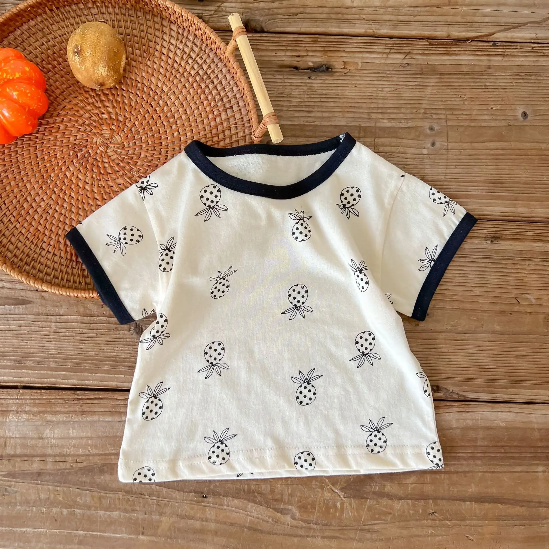 Baby Clothing Set cheap Children's Set Baby Boy Girl Summer New Cotton Printed Short Sleeved Shirt + Shorts 2-piece Baby Set Baby Clothing Set near me