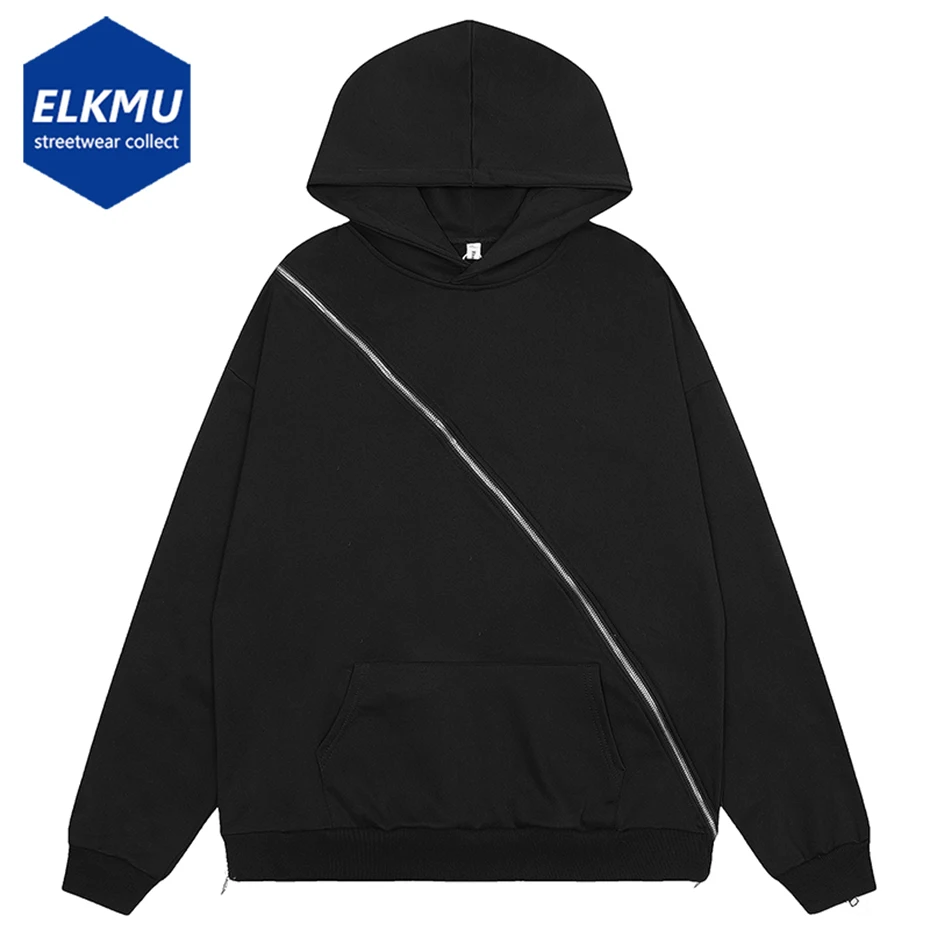 

Y2K Hoodies Streetwear Hip Hop Sweatshirts Multi Zipper 2023 Men Harajuku Oversized Hoodie Man Fashion Casual Loose Pullovers