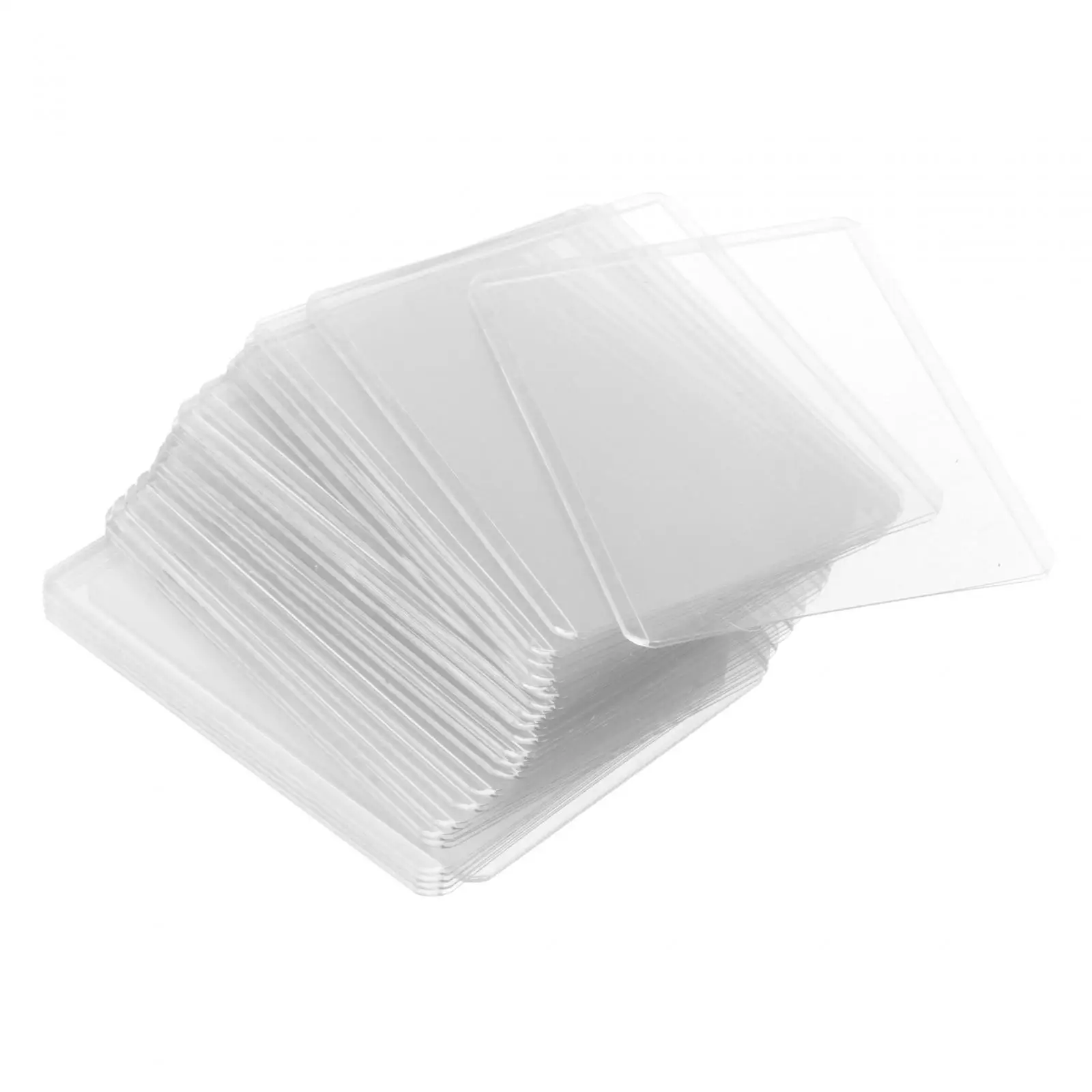 

25x Clear Card Sleeves Card Holder for Gaming Cards Baseball Sports Cards