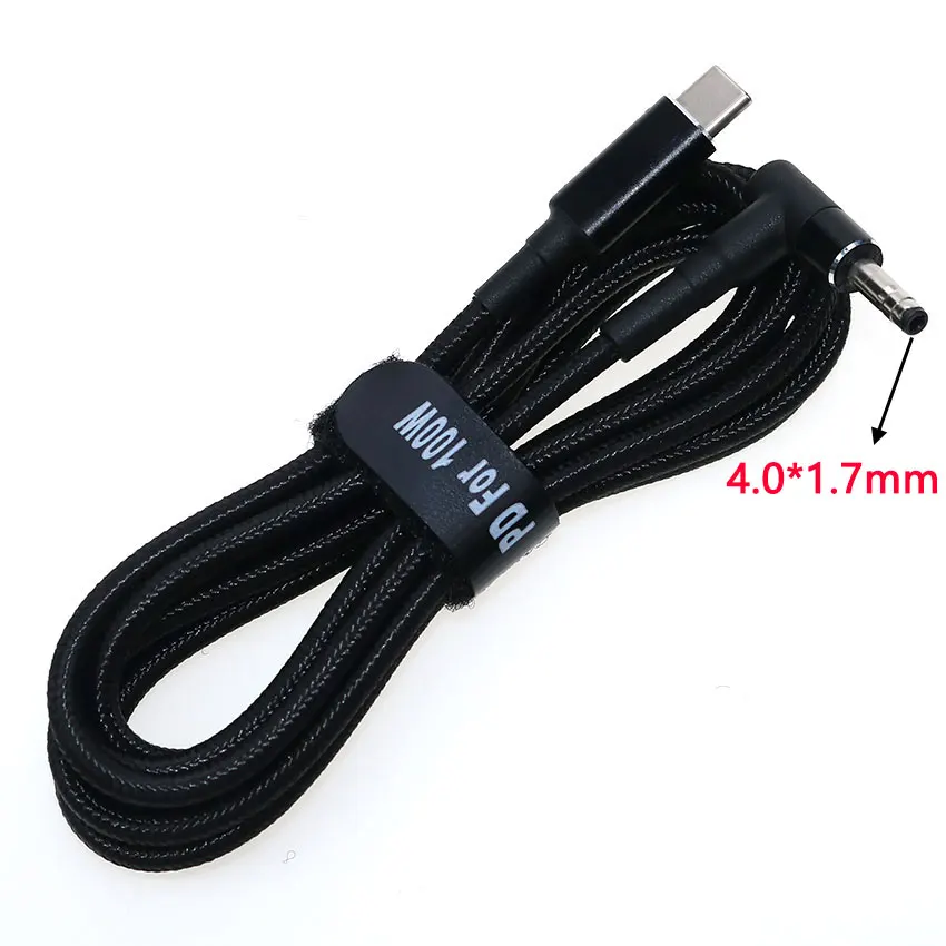 Versatile USB-C to Multi-Size DC Male Plug Converter Charging Cable