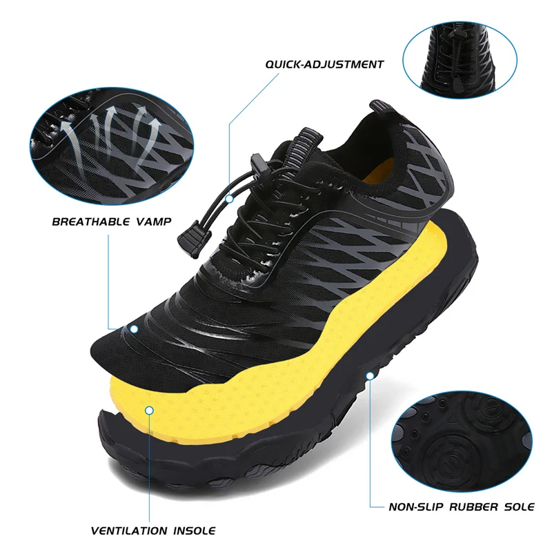 Summer Women Men Aqua Shoes Sea Barefoot Shoes Outdoor Beach Swimming Quick-Drying Water Big Large Size Aquashoes