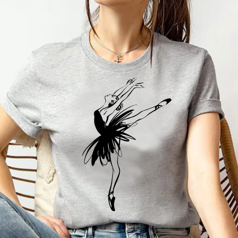 

Love to Dance tshirt women comic anime streetwear Tee female 2000s clothes