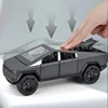 Alloy Model Car 1:24 Diecast Miniature Metal Pickup Vehicle Chidlren Birthday Collected Gift Van Truck Cybertruck Boys Toy 5