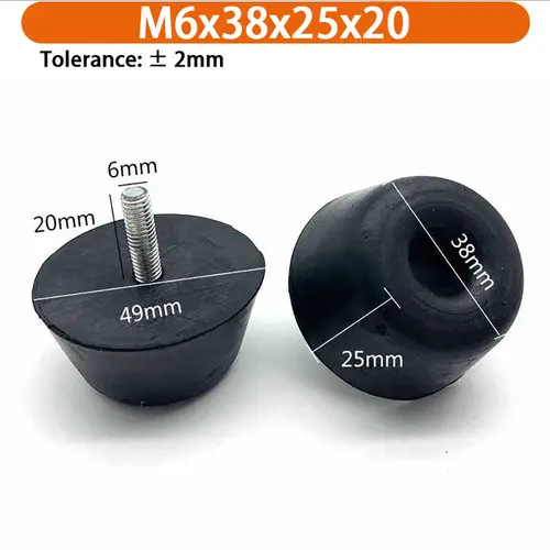 M6 M8 M10 Rubber Adjustable Feet Pad Feet Pad With Screw Table Chair Balck Leveling Foot Pad Furniture Leg Anti-shock Protection - Image 28