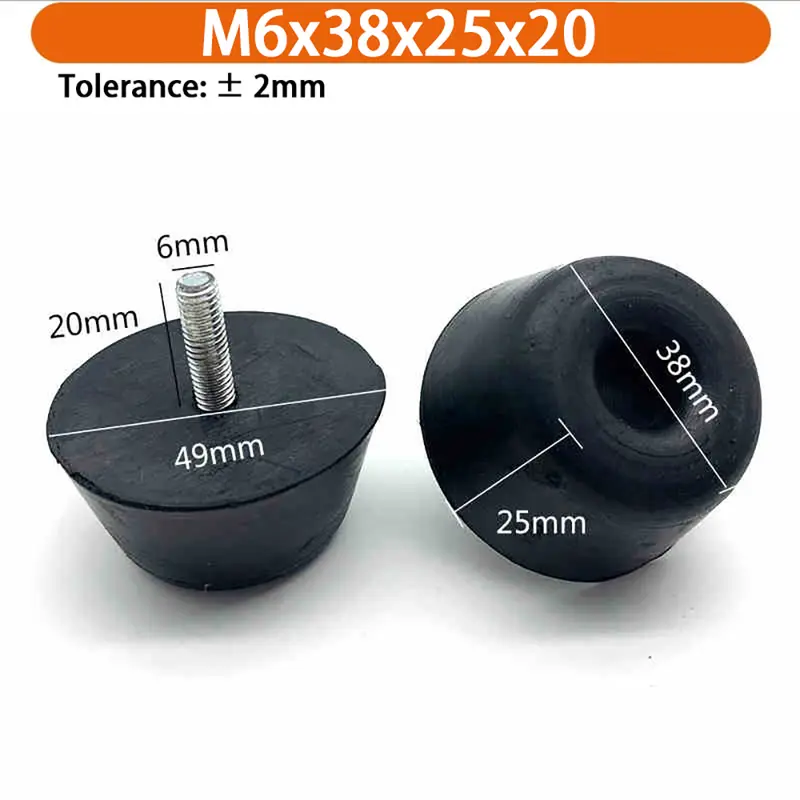 M6 M8 M10 Rubber Adjustable Feet Pad Feet Pad With Screw Table Chair Balck Leveling Foot Pad Furniture Leg Anti-shock Protection - Image 28