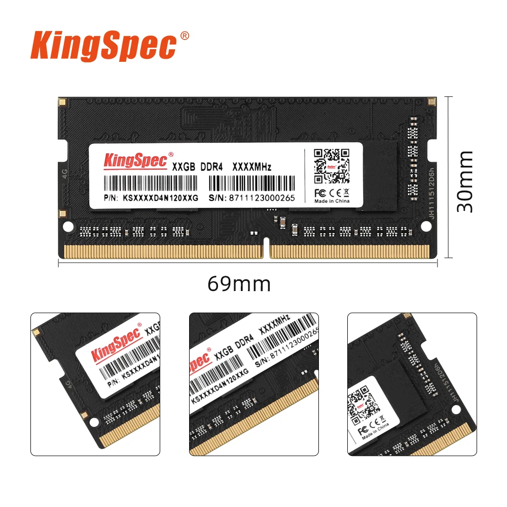 KingSpec Memoria Ram DDR4 8GB 16GB 32GB 3200MHz 2666MHz 3200 MHz