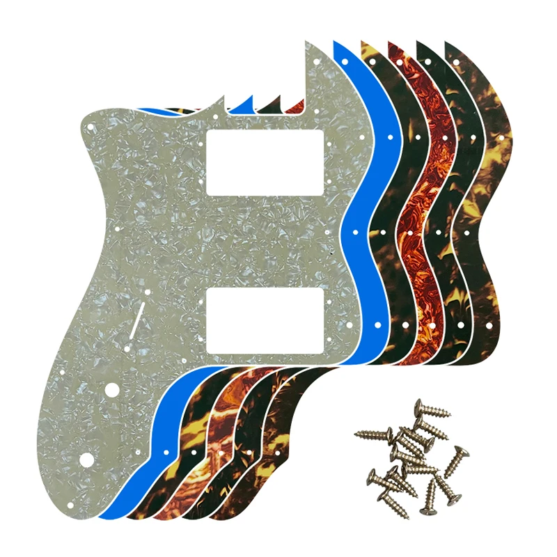 Feiman Custom Guitar Parts Pickguard-Per Classic Series '72 Telecaster Tele Thinline Guitar Con Pickup Humbucker Ad Ampia Gamma